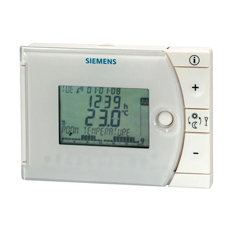 Siemens REV13 - 2 nokta kontrollü ve 24 saat zaman anahtarlı oda termostatı - 1