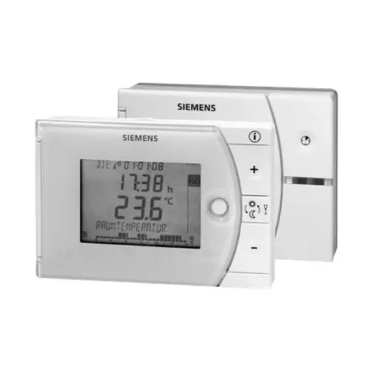Siemens REV24RF/SET - 2 nokta kontrollü ve 7 günlük zaman anahtarlı oda termostatı