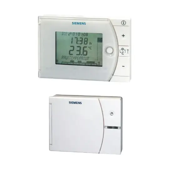 Siemens REV24RF/SET-XA - 2 nokta kontrollü ve 7 günlük zaman anahtarlı oda termostatı