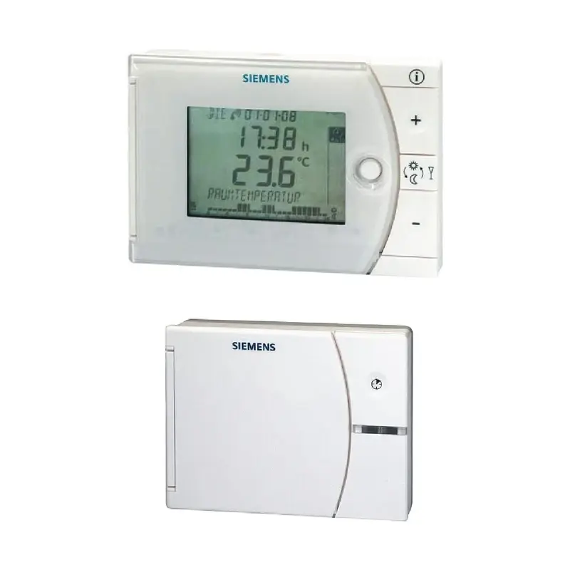Siemens REV24RF/SET-XA - 2 nokta kontrollü ve 7 günlük zaman anahtarlı oda termostatı - 1