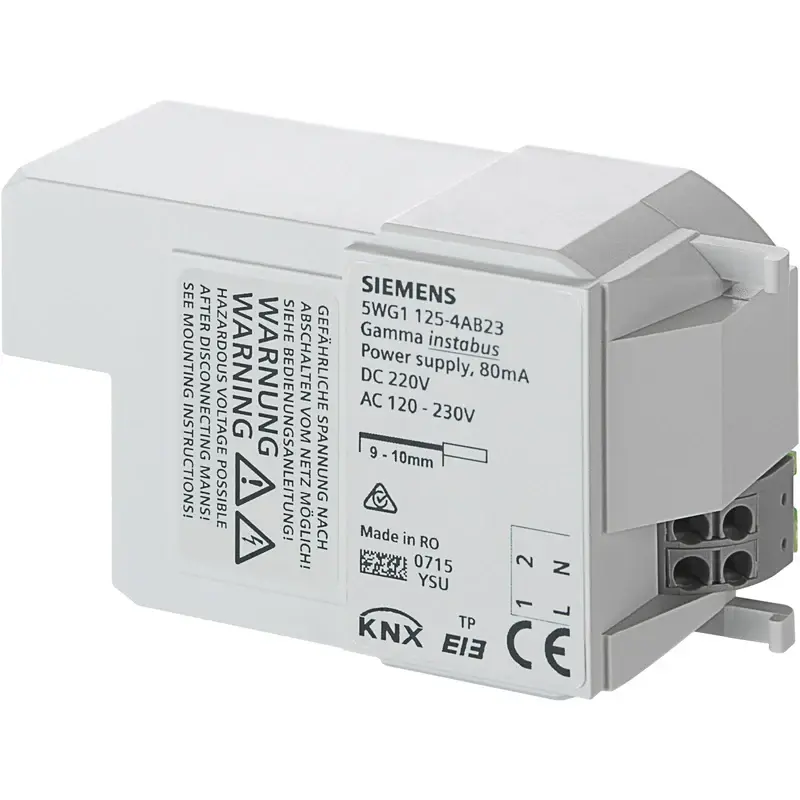 Siemens RL 125/23 - KNX Merkezi olmayan güç kaynağı, 80 mA, AC 230 V - 1