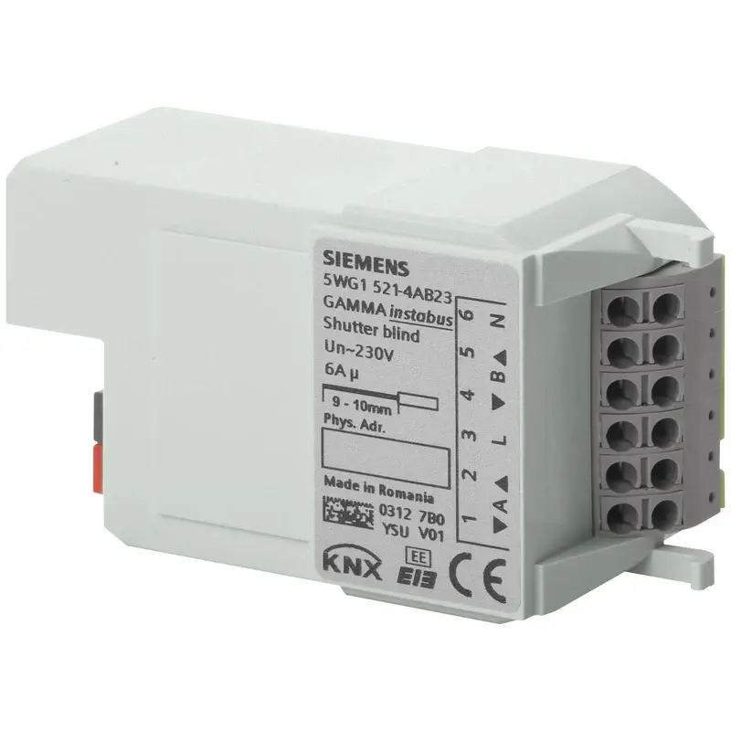 Siemens RL 521/23 - KNX Panjur Perde motoru, 2 x AC 230 V, 6 A - 1