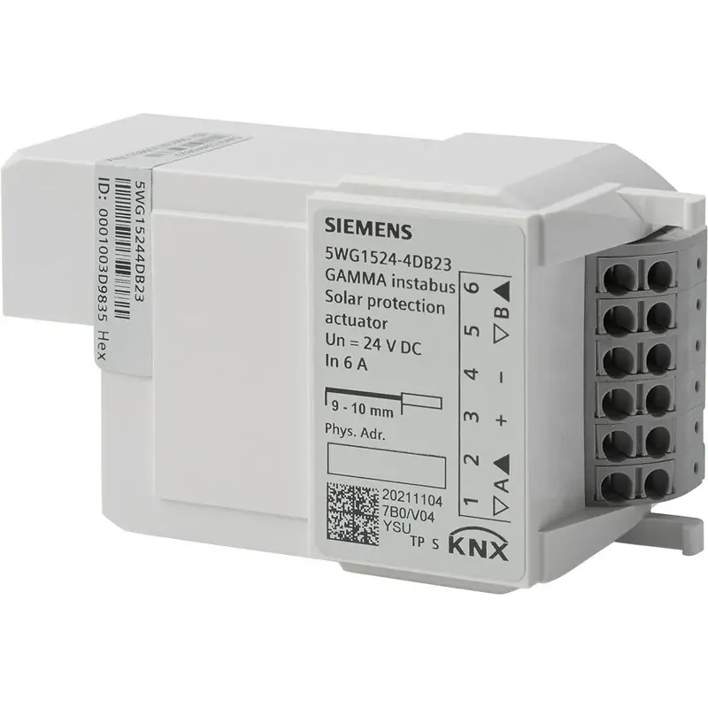 Siemens RL 524D23 - KNX Solar koruma motoru 2 x DC 24 V, 6 A - 1
