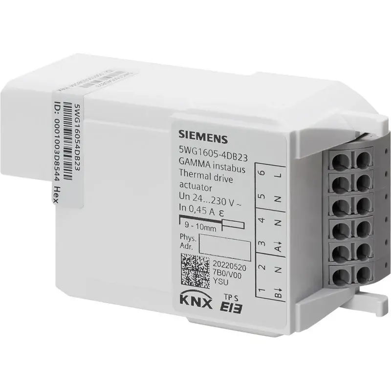 Siemens RL 605D23 - KNX Termal sürücü motoru (2 x AC 24...230 V) - 1