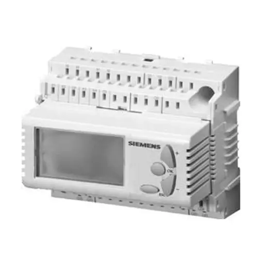 Siemens RLU236 - Climatix POL698.10/STD HVAC kontrol cihazı; 24 VAC/DC; 2 kademeli çıkış dahil 29 G/Ç; Ethernet