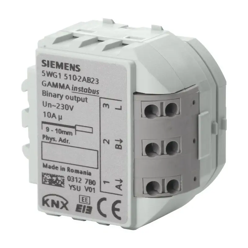 Siemens RS 510/23 - KNX İkili Çıkış, 2 x AC 230 V, 10 A (dirençli yük) - 1