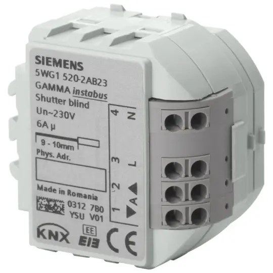 Siemens RS 520/23 - KNX Panjur Perde motoru RS, 1 x AC 230 V, 6 A