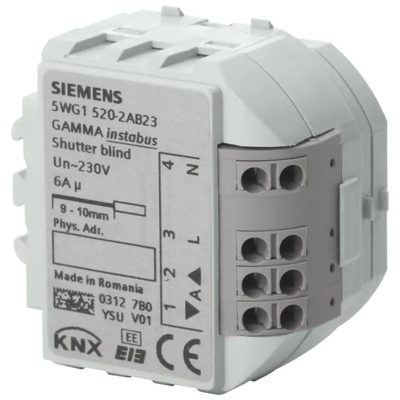 Siemens RS 520/23 - KNX Panjur Perde motoru RS, 1 x AC 230 V, 6 A - 1