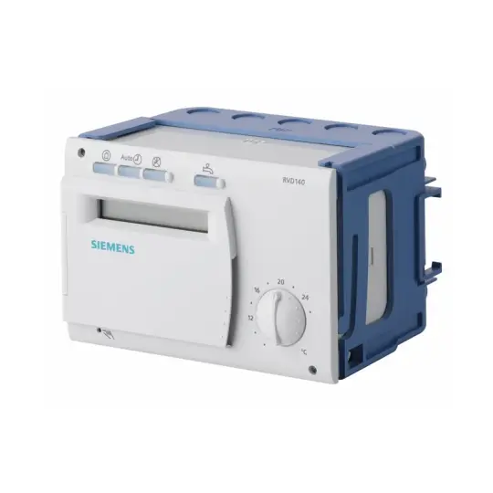 Siemens RVD140-A - Climatix POL424.50/STD HVAC kontrol cihazı; 24 VAC/DC; 21 G/Ç; RS485