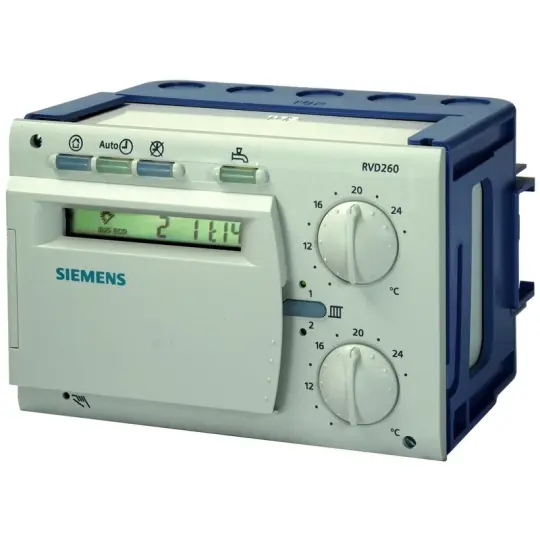 Siemens RVD260-A - Kontrolörü‚ 14 programmed plant types