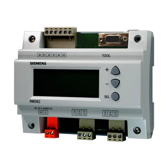 Siemens RWD82 - Üniversal kontrolör, AC 24 V, 2 röle çıkışlı