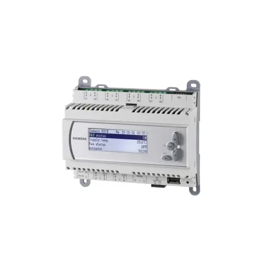 Siemens RWG1.M12D - Evrensel Bina Kontrolörü (12 I/O, Ekranlı)