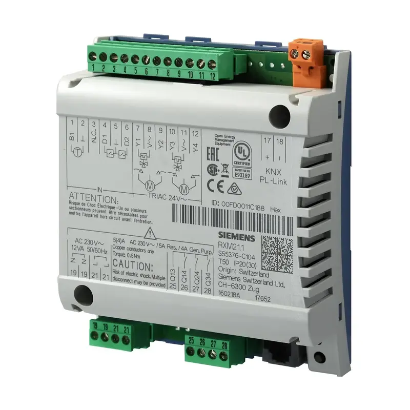 Siemens RXM21.1 - Fancoil PL-IO - 1