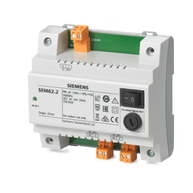 Siemens SEM62.2 - Anahtarlı ve değiştirilebilir sigortalı transformatör - 1