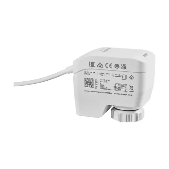 Siemens SSA331.00 - 1,2...6,5 mm stroklu vanalar için 100 N elektromotor vana/damper motorları