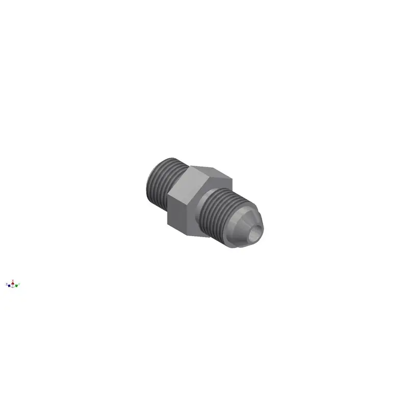 Siemens TROJIC - Bağlantı Rakoru union 7/16 JIC 1/4 NPT - 1