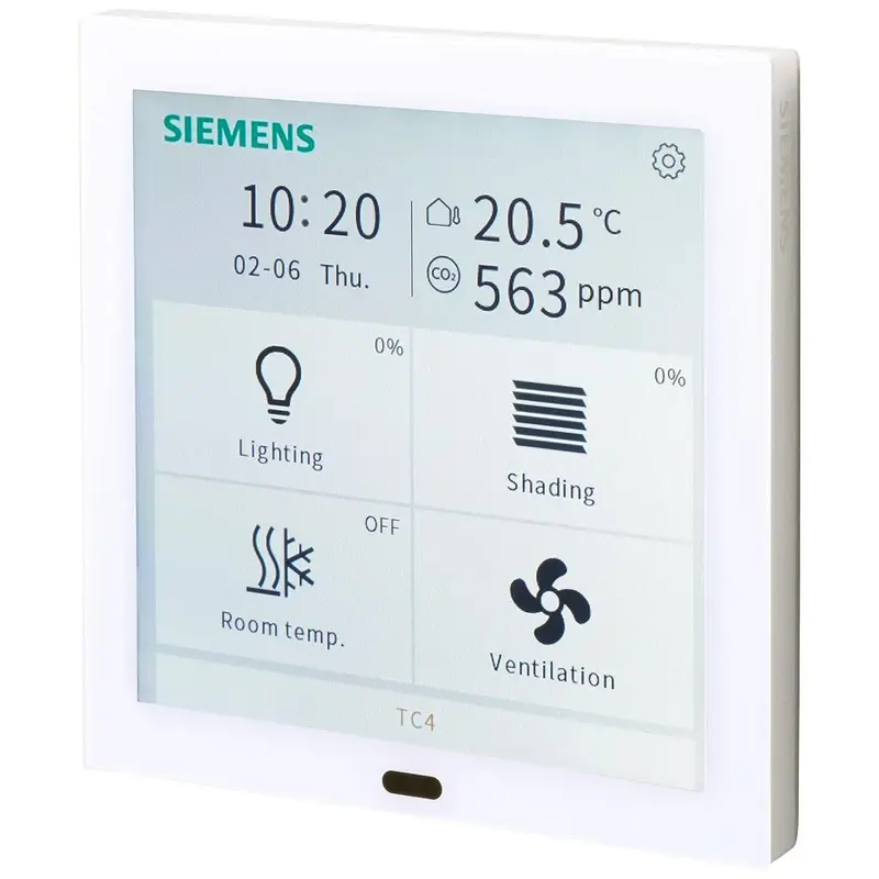 Siemens UP 204S12 - QMX6 için yedek montaj plakası, beyaz - 1