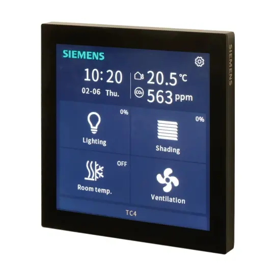 Siemens UP 204S22 - Oda sensörü, KNX, sıcaklık, beyaz