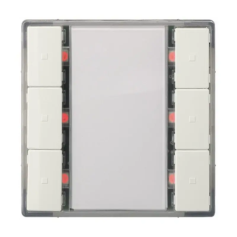 Siemens UP 223/13 - KNX Buton, üçlü, durum LEDli, titanyum beyazı, i-System - 1