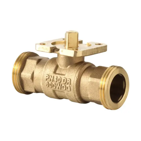 Siemens VAG61.15-1 - 2 yollu küresel vana (dıştan dişli)