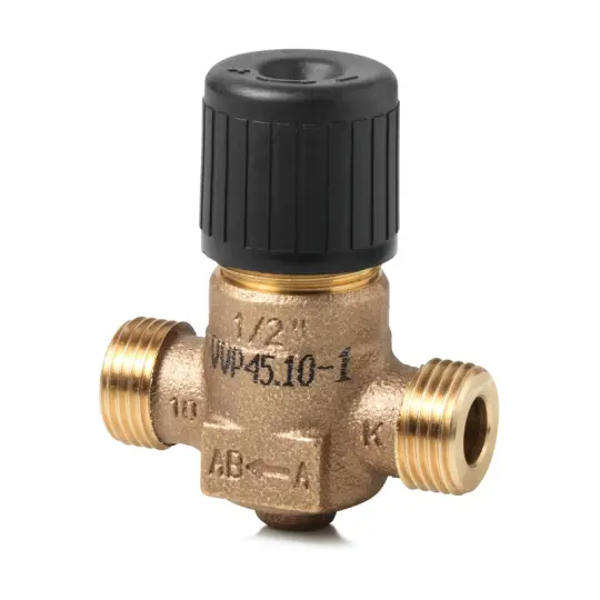 Siemens VVP45.10-1 - 2 yollu sit valfi, dış dişli, PN16, DN10, kvs 1
