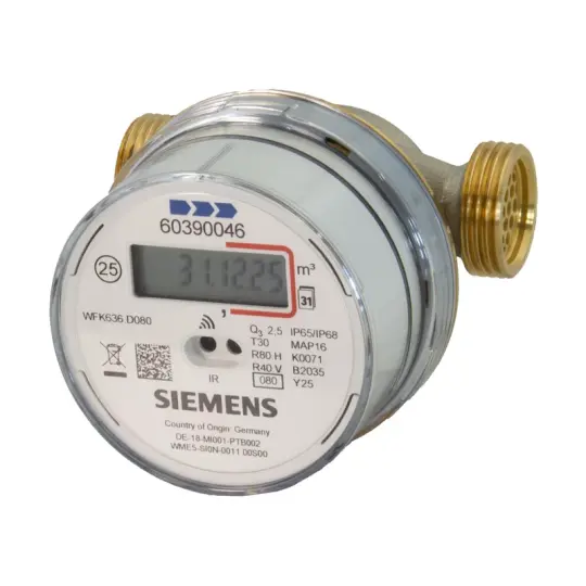 Siemens WFK636.D11C - Elektronik pervane tipi soğuk su sayacı