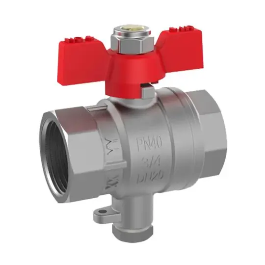 Siemens WZT-K34 - DS M10x1 mm x 27,5 mm veya Ø 5,2x45 mm sensör için küresel vana Rp ¾
